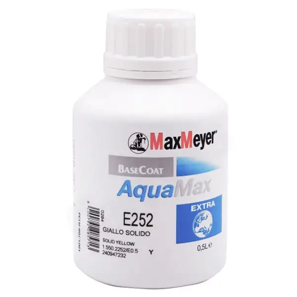 Peinture AquaMax Extra E252 MaxMeyer Jaune solide 0.5L