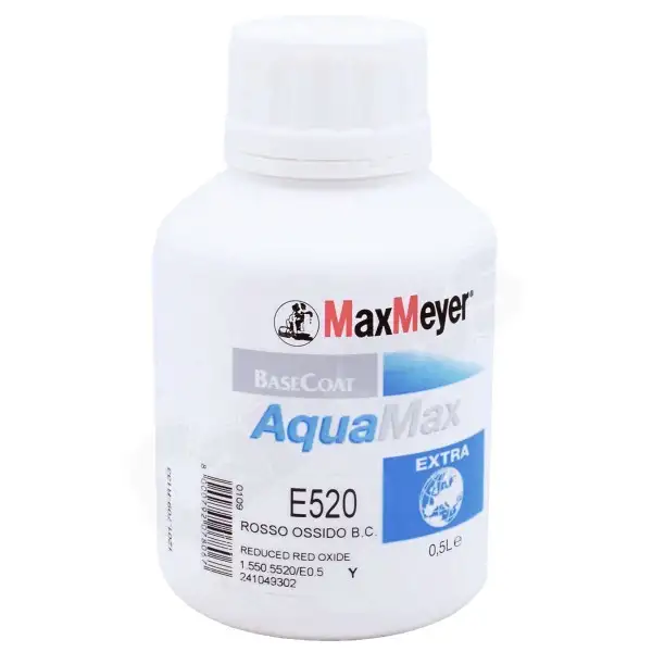 Peinture AquaMax Extra E520 MaxMeyer Rouge oxyde de nuançage 0.5L
