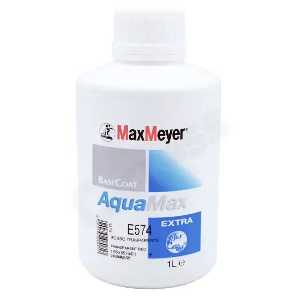Peinture AquaMax Extra E574 MaxMeyer Rouge transparent 1L