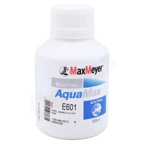Peinture AquaMax Extra E601 MaxMeyer Nacré blanc très fin 0.5L