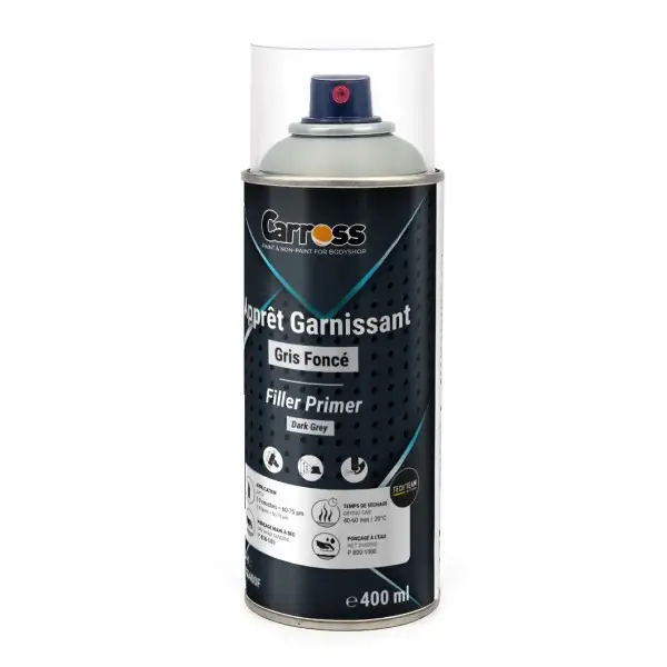 Apprêt aérosol garnissant gris foncé 400ml AG400F