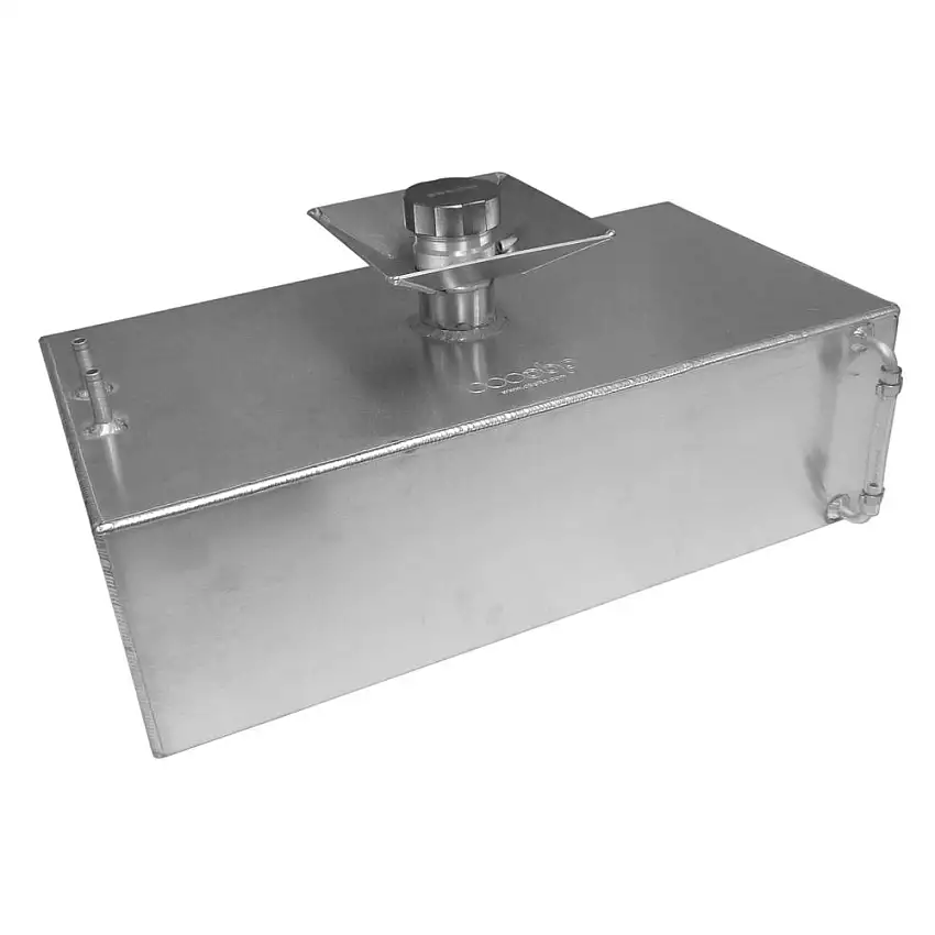 Réservoir de carburant en aluminium avec bol splash