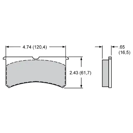 Plaquettes Billet Narrow Superlite 6