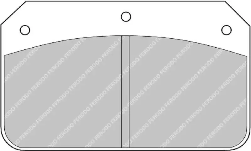 PLAQUETTES  FERODO FRP502H  DS2500 POUR ETRIERS DYNALITE FORGE