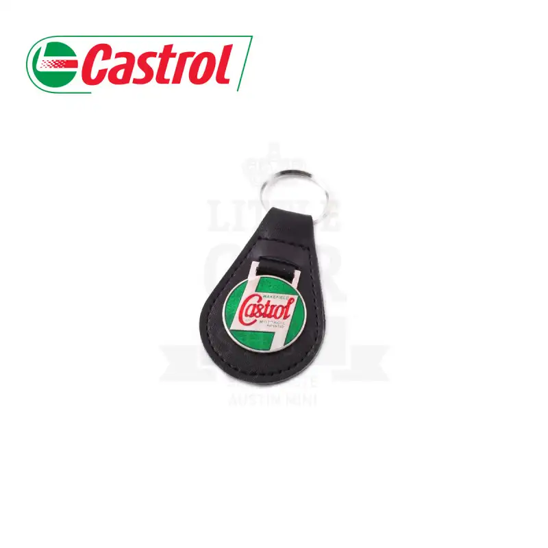 Porte clés cuir Castrol