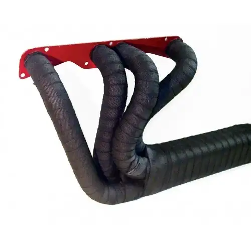 Ruban isolant échappement  15m x5 cm Noir