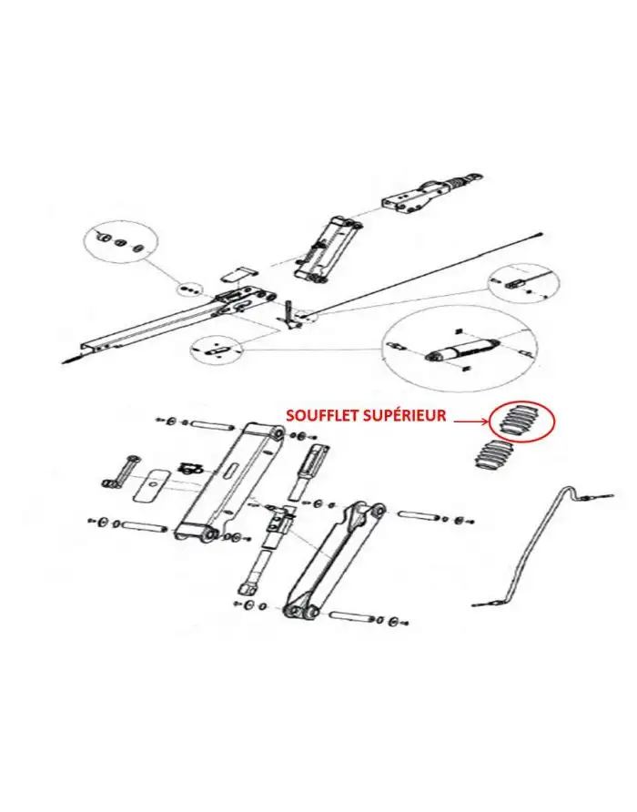 Soufflet supérieur KNOTT KHD35