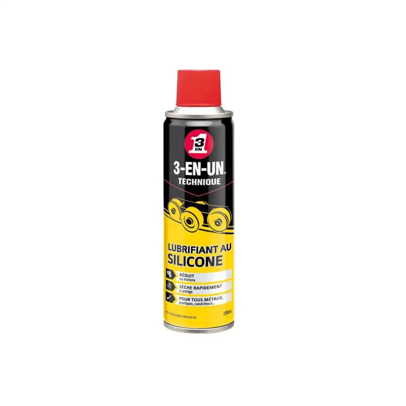 Spray 3-en-1 Lubrifiant Silicone 250 ml