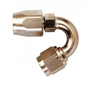 Raccord femelle inox 150° JIC  3/8 x 24  ( Dash 3 ) concave tournant pour tuyau teflon type T03